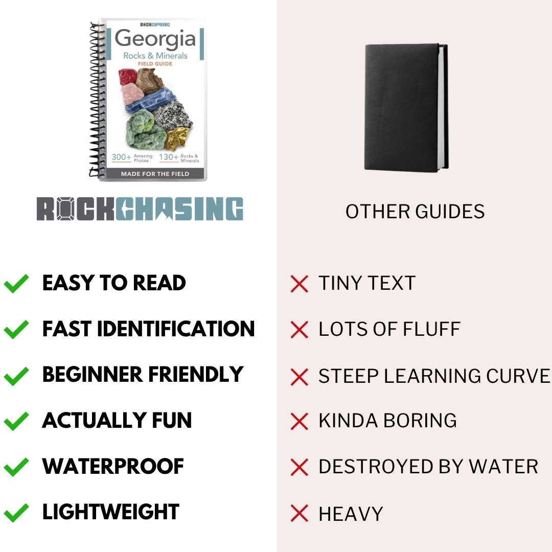 A side by side comparison of the Georgia Field Guide and other guides