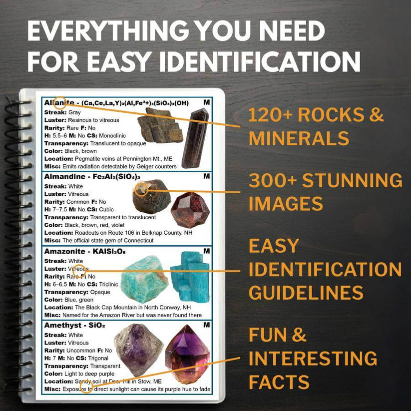 Enland Rocks New England Rocks & Minerals Field Guide - Find and Identify Fast ...