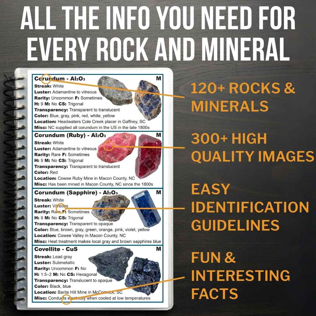 North and South Carolina Rocks and Minerals Field Guide